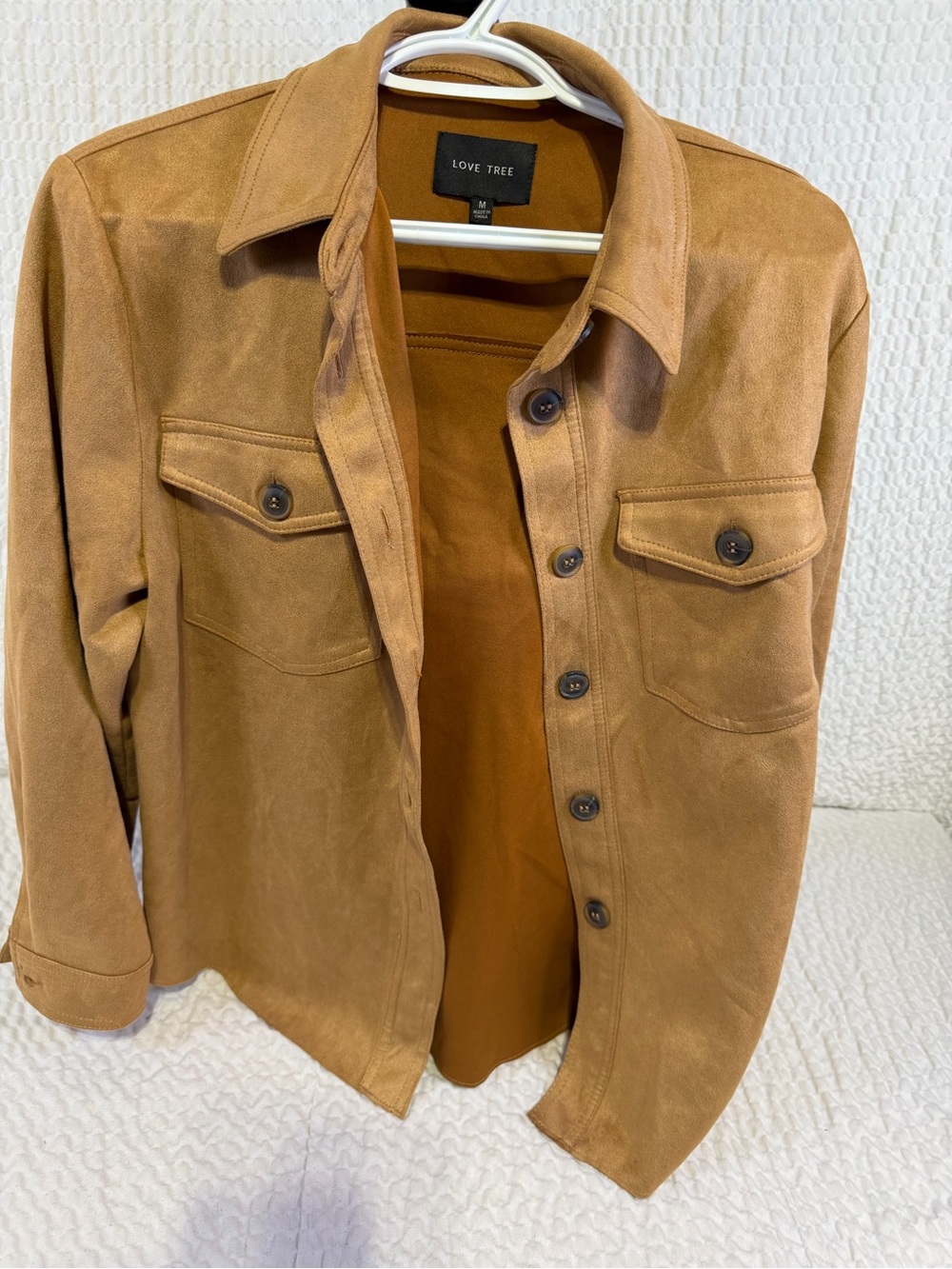 Love Tree Rust-Tone Shacket